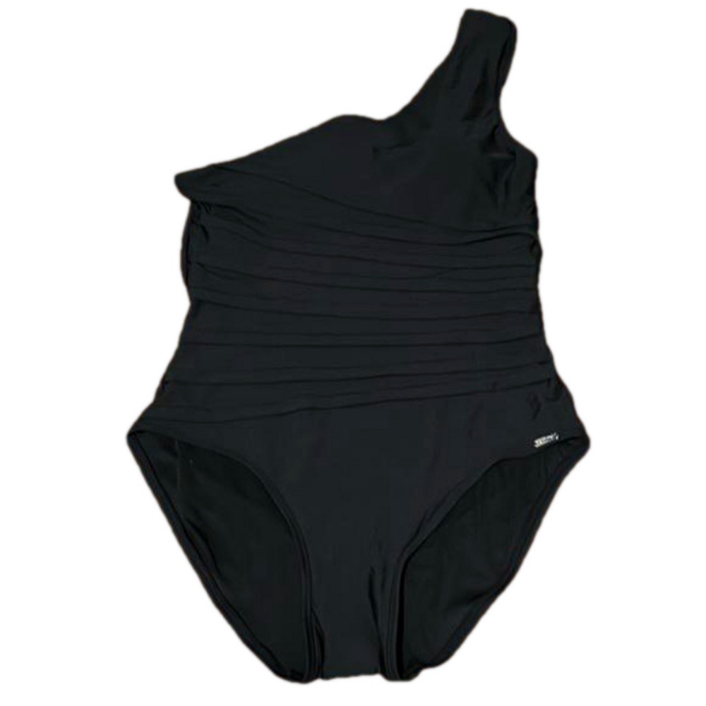 Calvin Klein one shoulder bathing suit, size 16